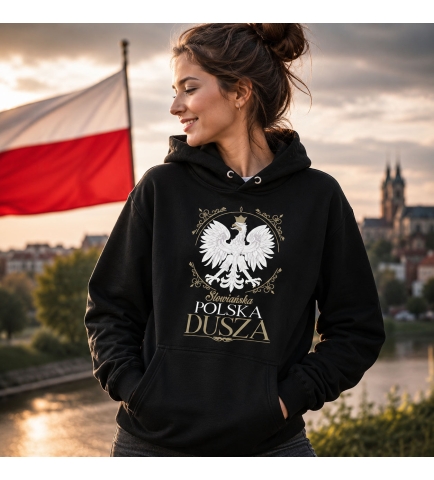 Damska bluza z kapturem SŁOWIAŃSKA DUSZA